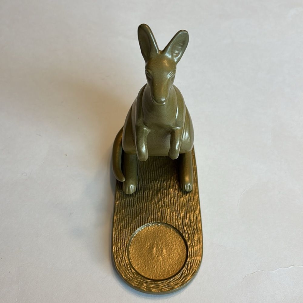 IKEA Brass Kangaroo Tea Light Candle Holder Markniva 2012 - Picture 3 of 9